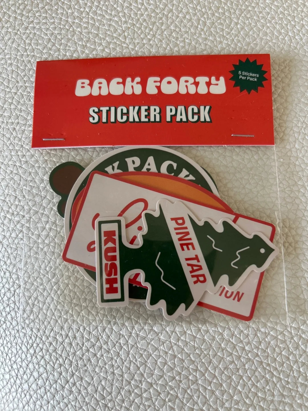Back Forty Sticker Pack - 5 Stickers thumbnail