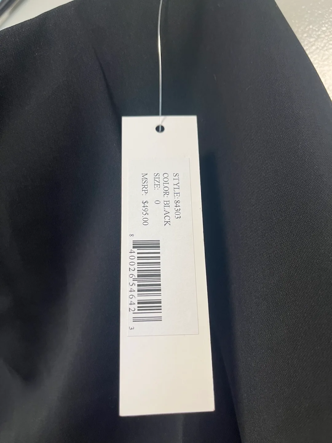 (NEW WITH TAGS!) JAY GODFREY Moore black Wide leg Jumpsuit image indicator(8)