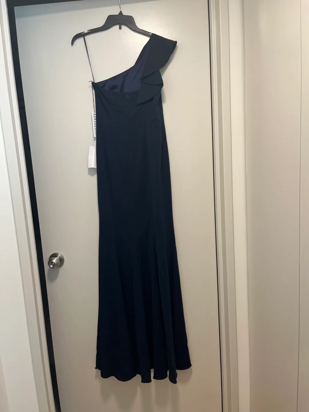 (NEW WITH TAGS!) JAY GODFREY Gown in Navy image indicator(6)