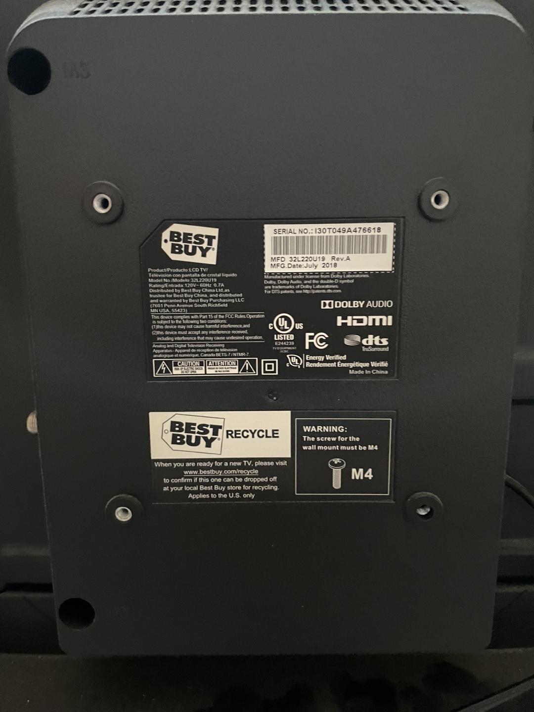 Toshiba LCD TV 28Inch - photo 2
