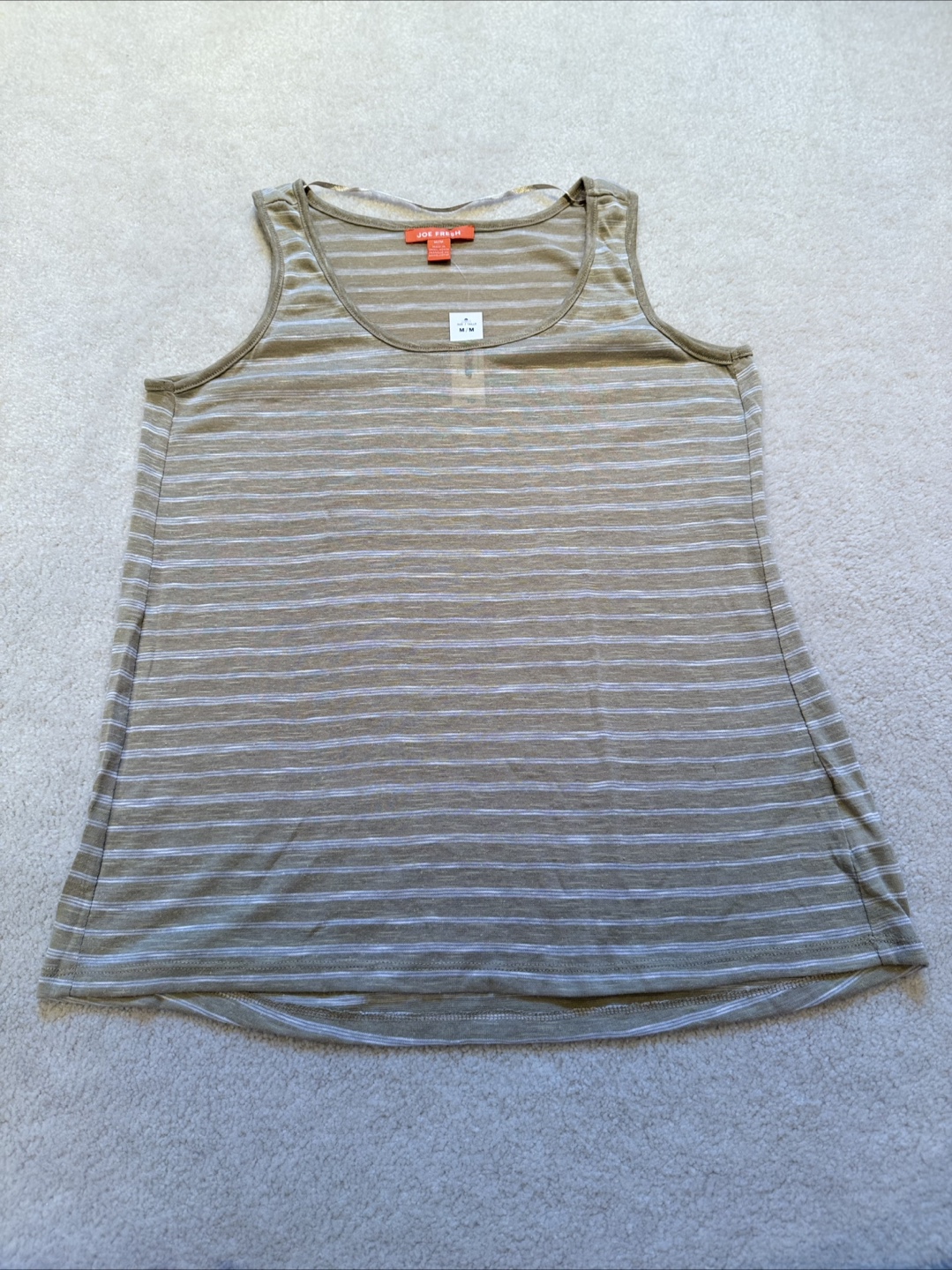 Joe Fresh Striped Tank Top - Size M