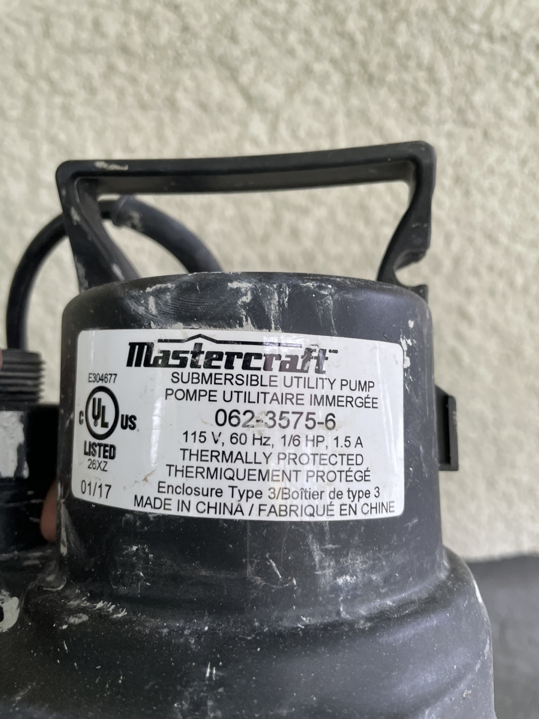 Mastercraft Submersible Utility Pump - photo 2