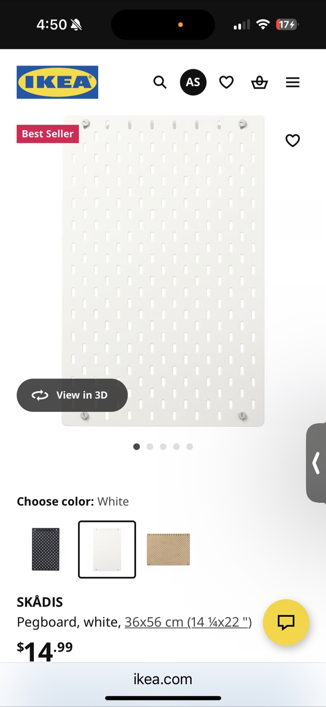 Pegboard, white - photo 4