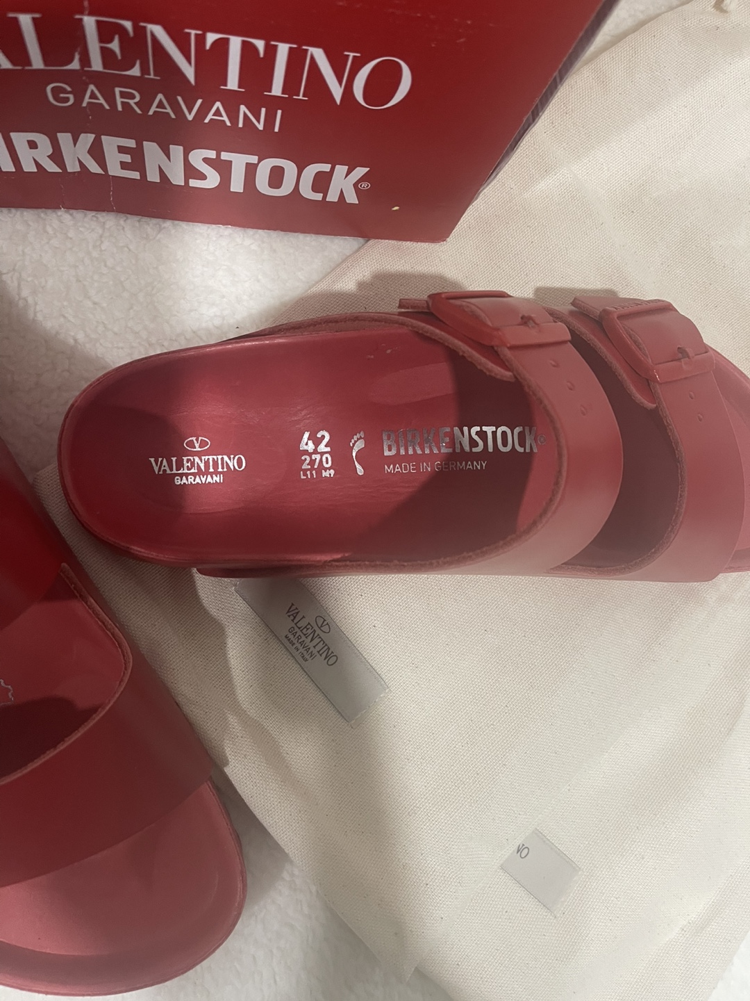 Valentino Garavani Birkenstock Arizona Sandals - Size 42 - photo 2