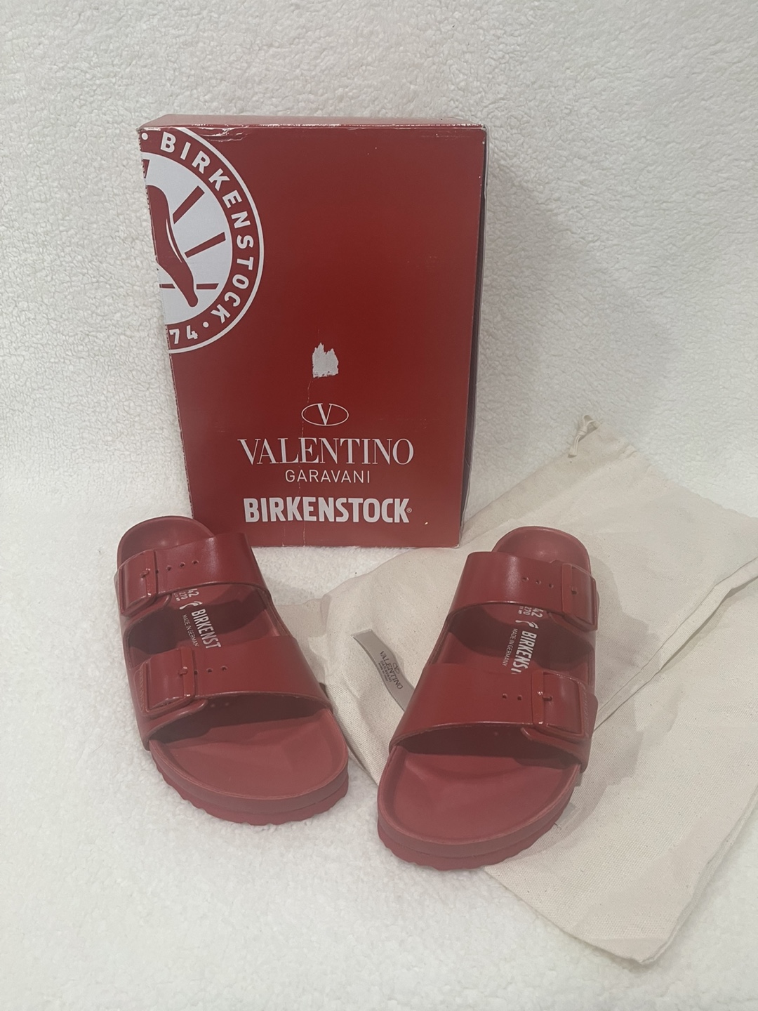 Valentino Garavani Birkenstock Arizona Sandals - Size 42