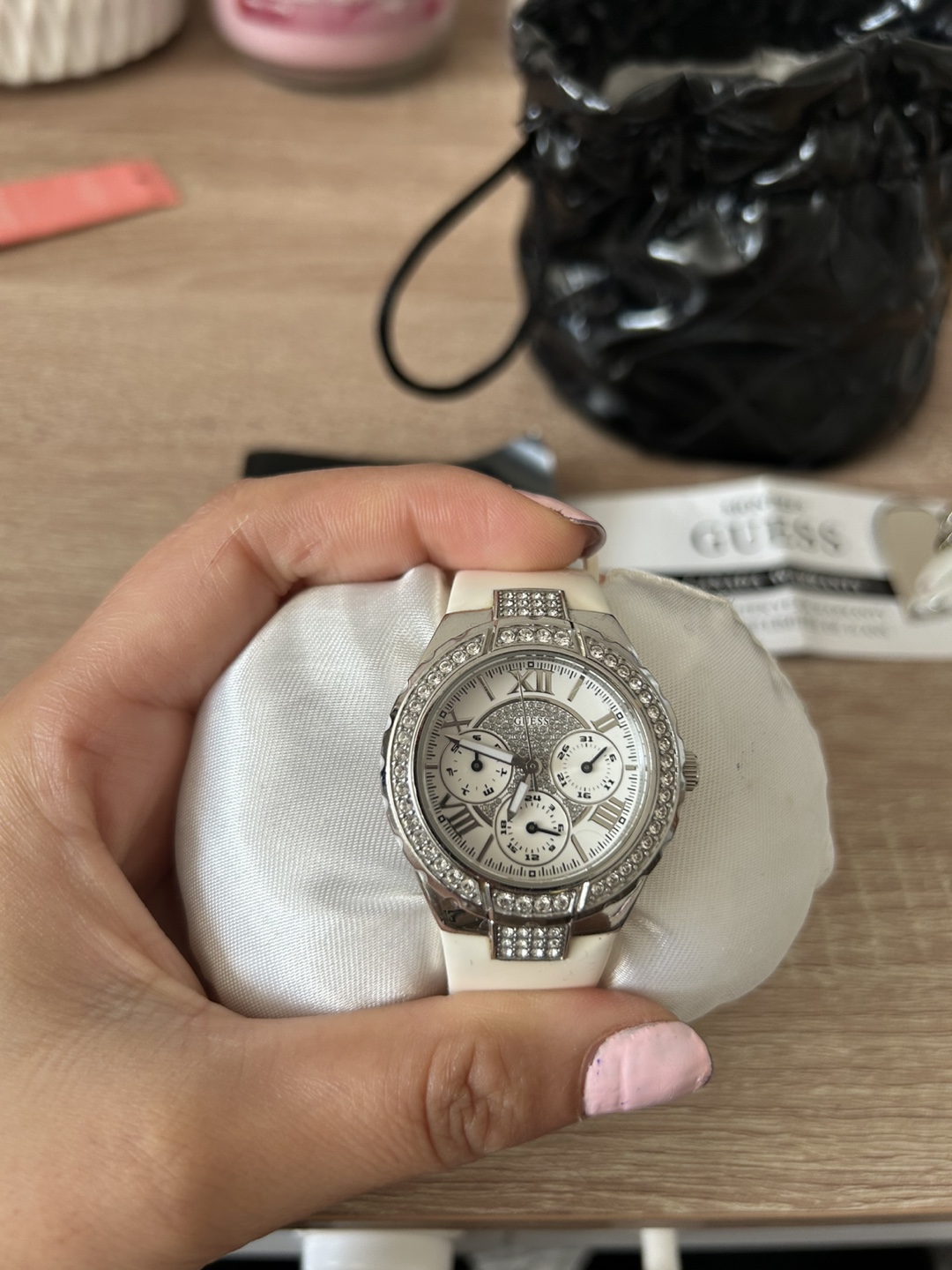 Guess Ladies Watch with Pouch