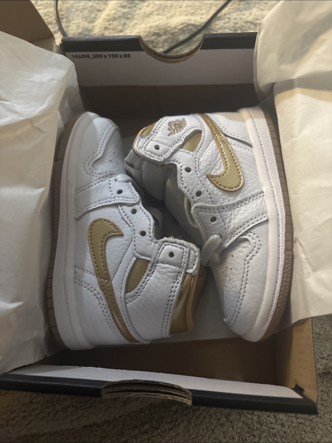 Jordan 1 Retro High OG (TD) Size 7C - photo 2