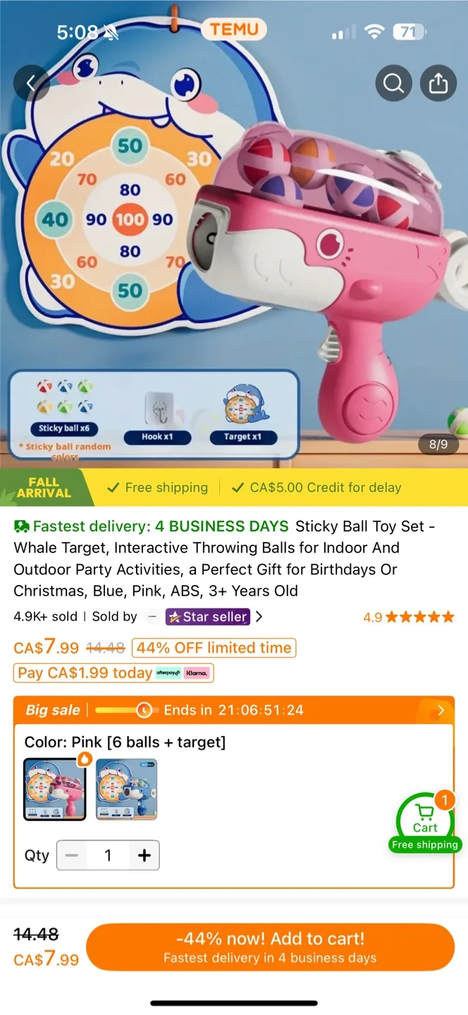 Sticky Ball Toy Set image indicator(2)