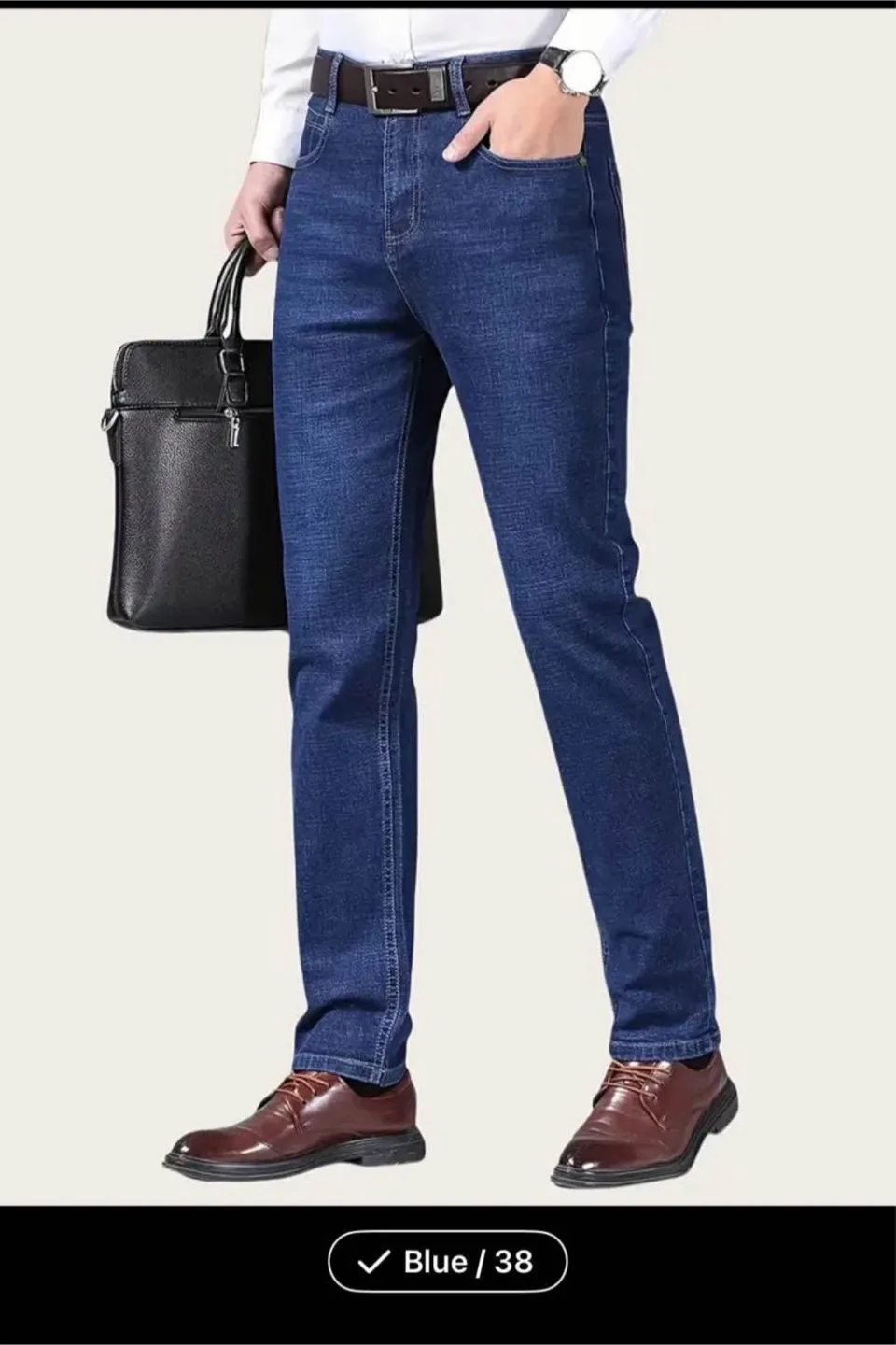 Men's Blue Jeans - Size 38 image indicator(2)