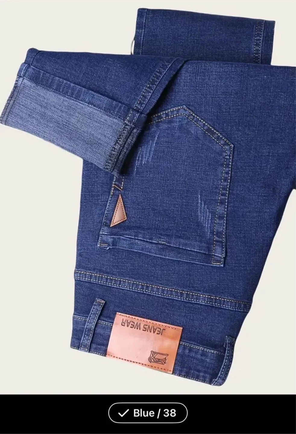 Men's Blue Jeans - Size 38 image indicator(5)