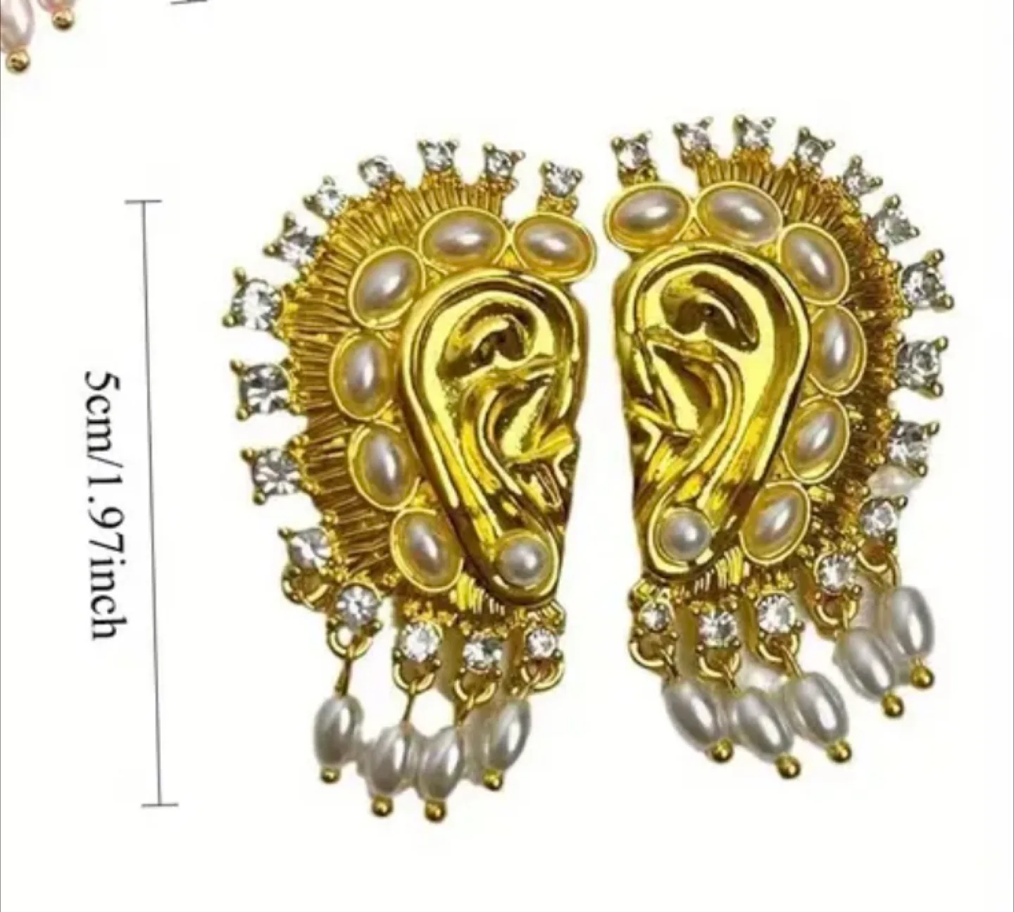 Schiaparelli Inspired pearl earrings image indicator(2)