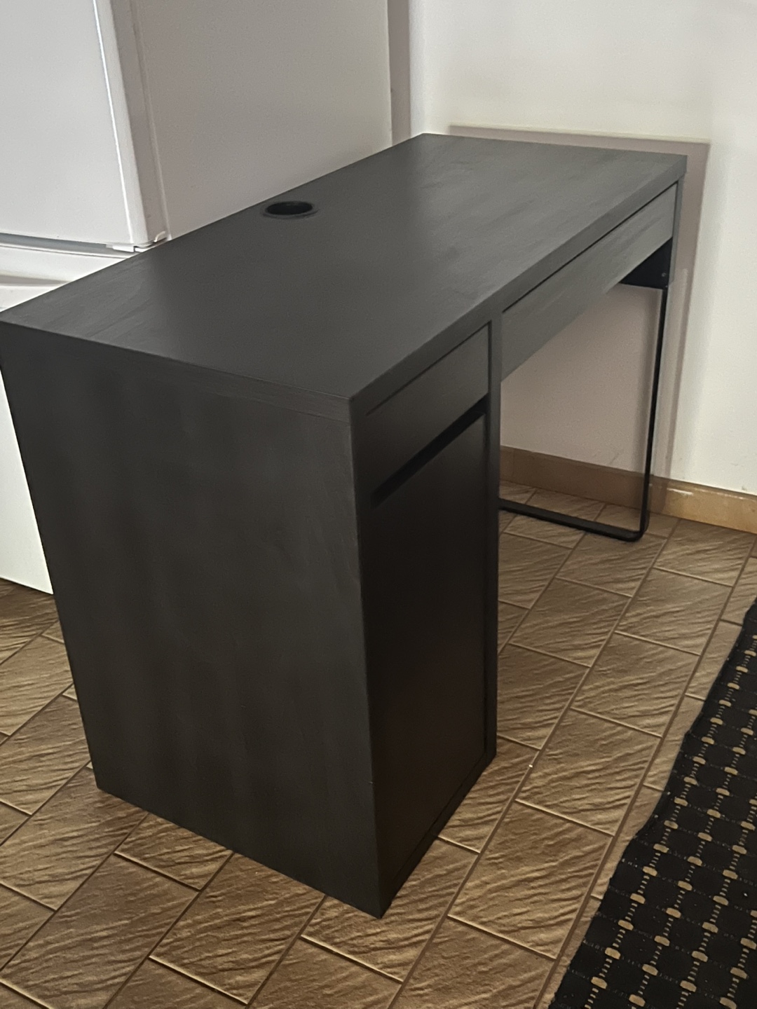 IKEA MICKE Desk, Black-Brown, 105x50 cm