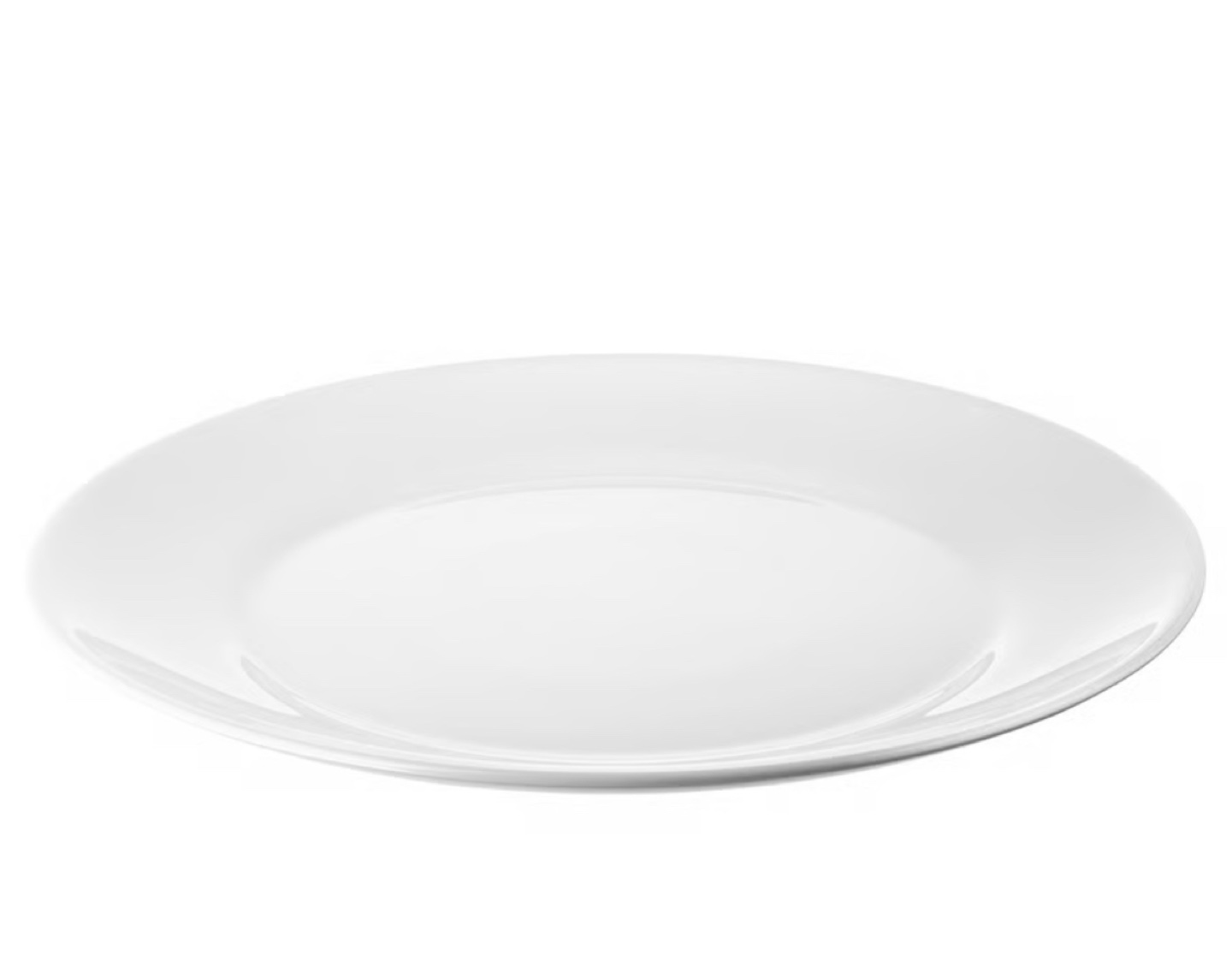 Unused!!! White opal glass Plate