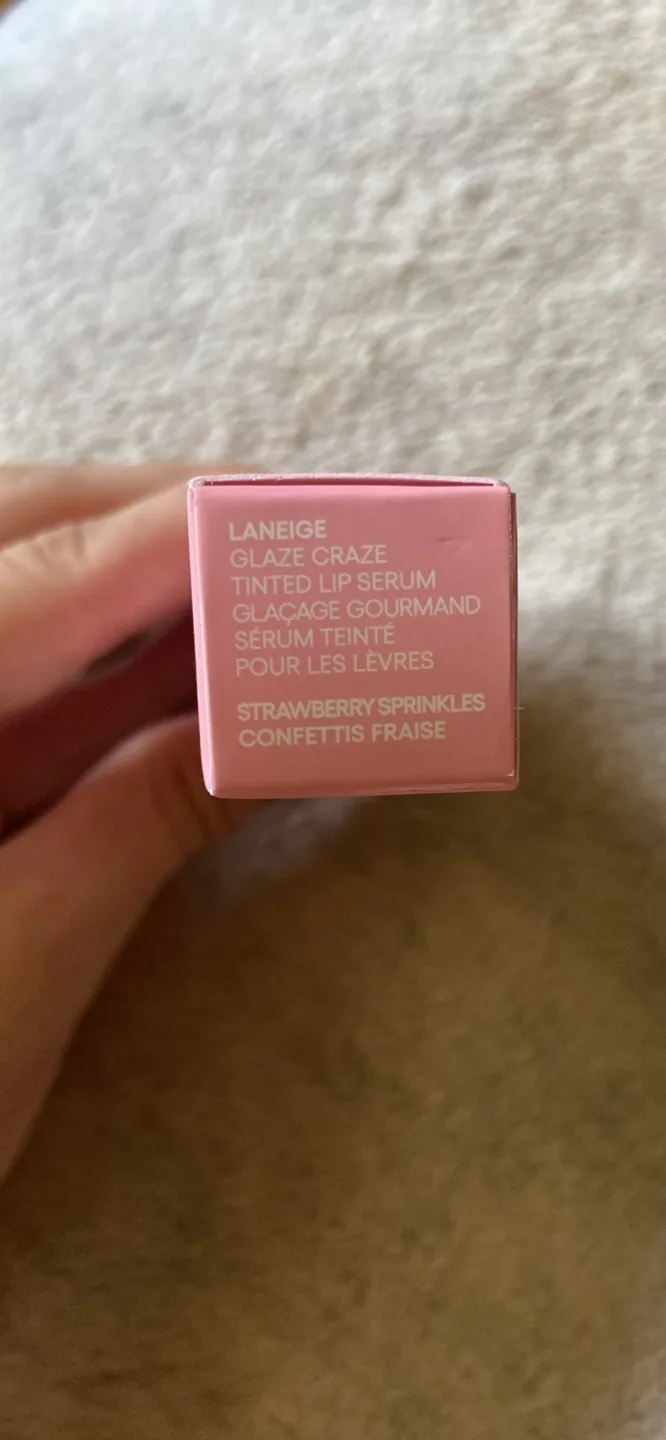 New Laneige Glaze Craze Tinted Lip Serum - Strawberry Sprinkles image indicator(3)