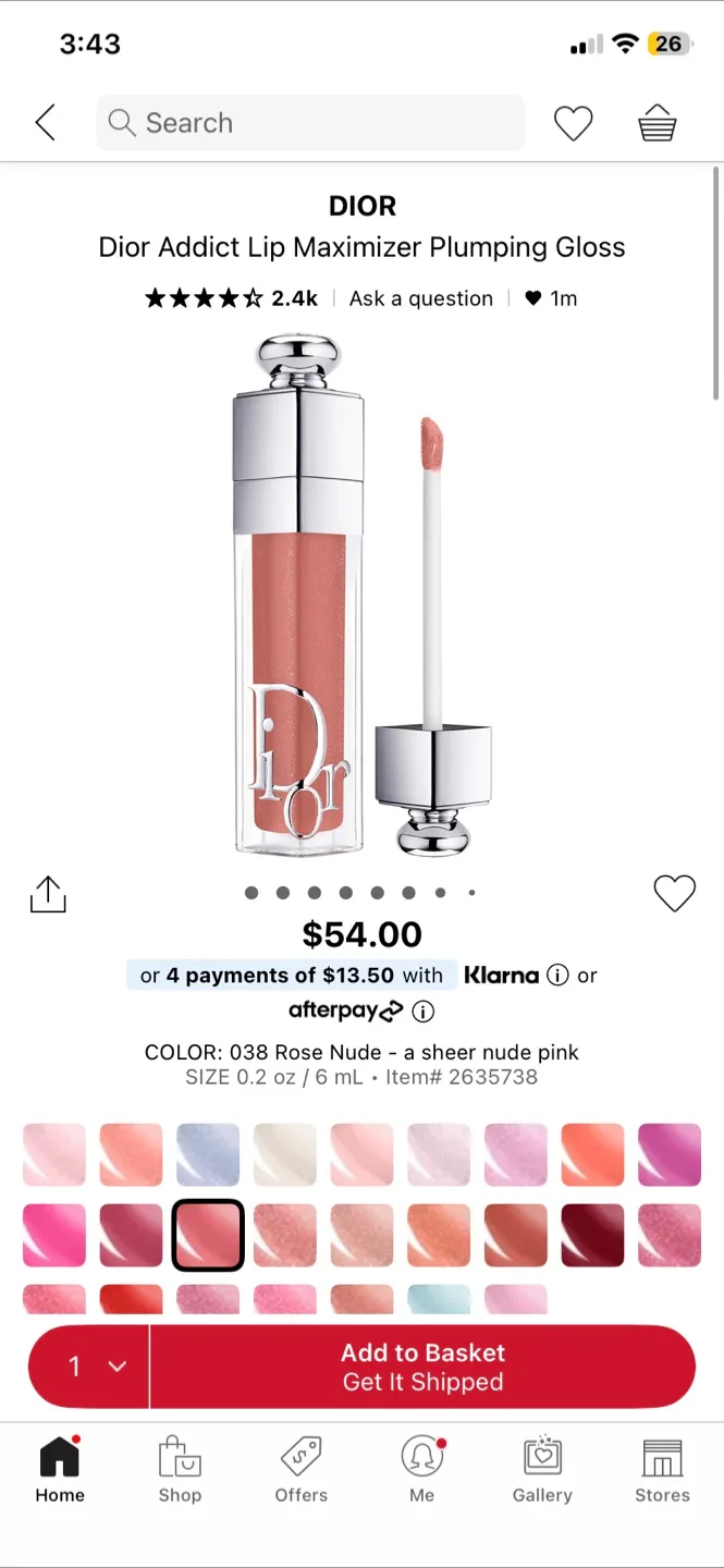 Dior Addict Lip Maximizer - Rose Nude image indicator(4)