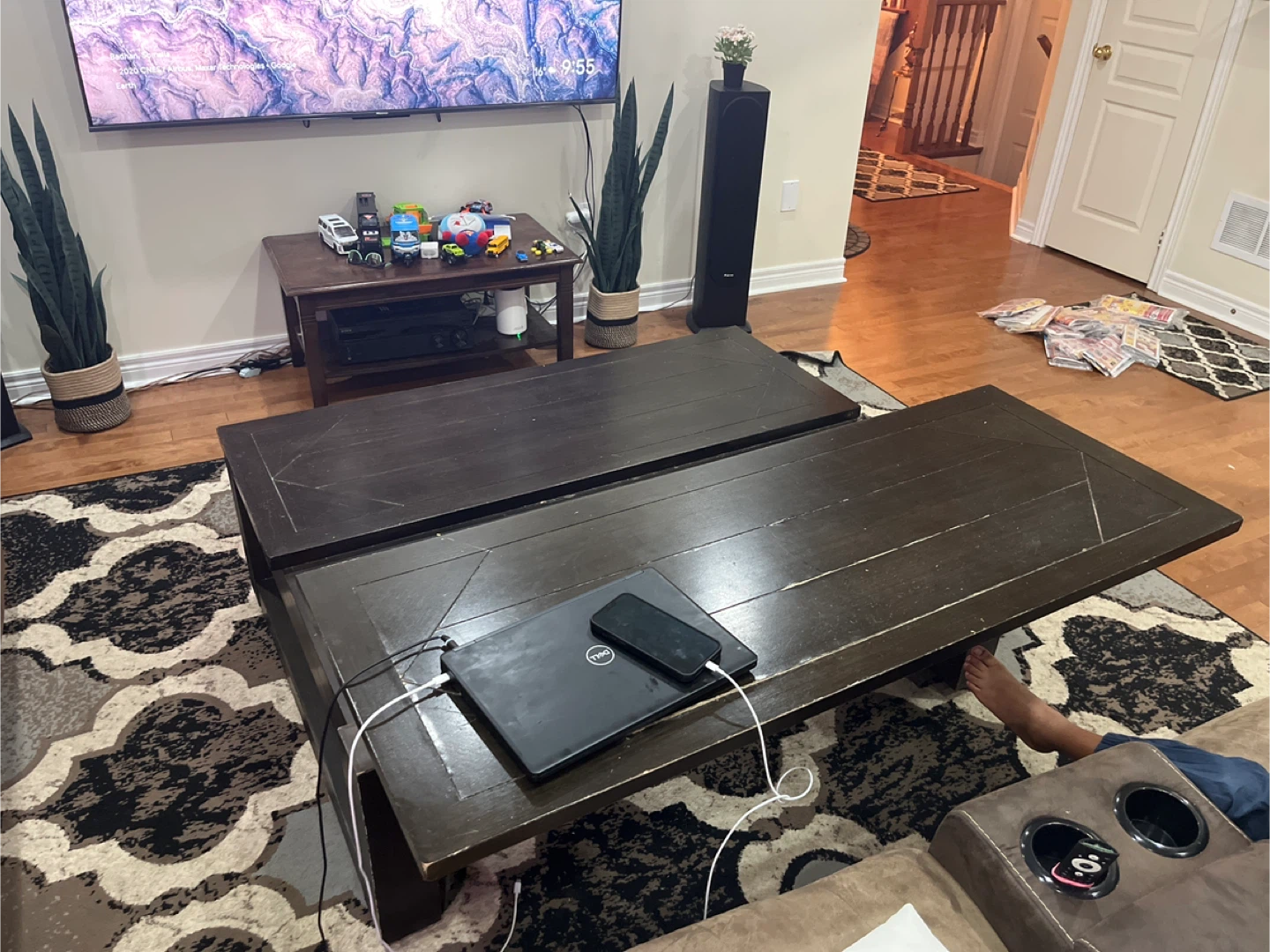Lift Top Coffee Table with Storage - photo 3