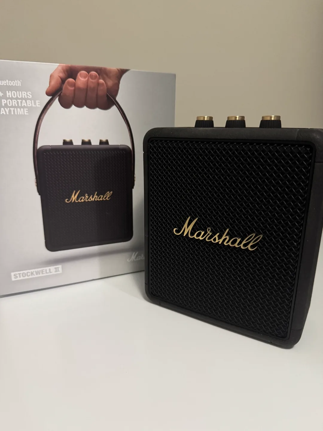 Marshall Stockwell II Portable Bluetooth Speaker - Black thumbnail