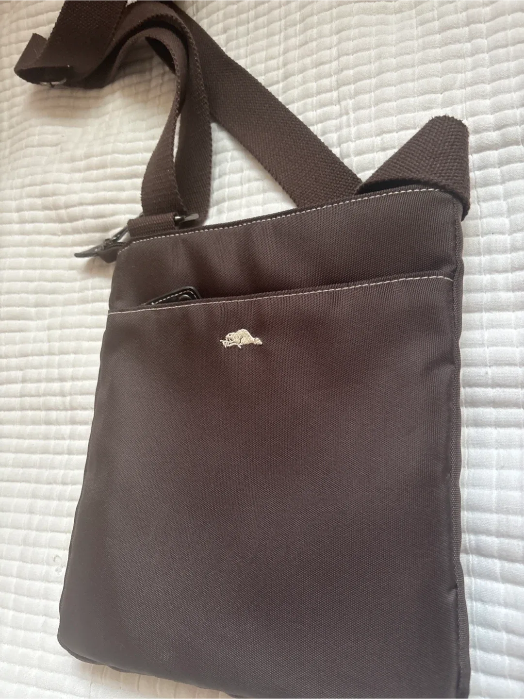 Roots Brown Crossbody Bag image indicator(3)