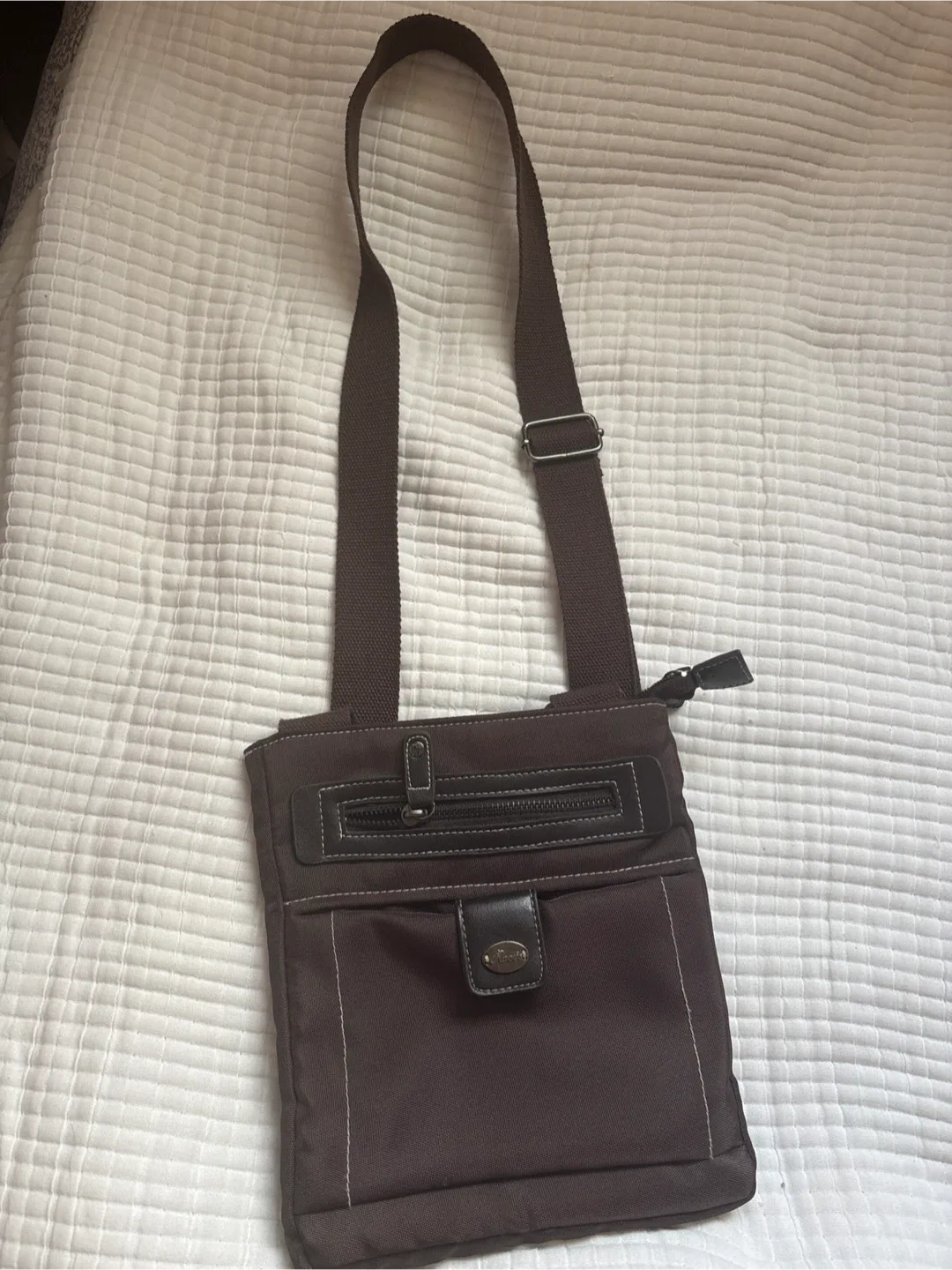 Roots Brown Crossbody Bag thumbnail