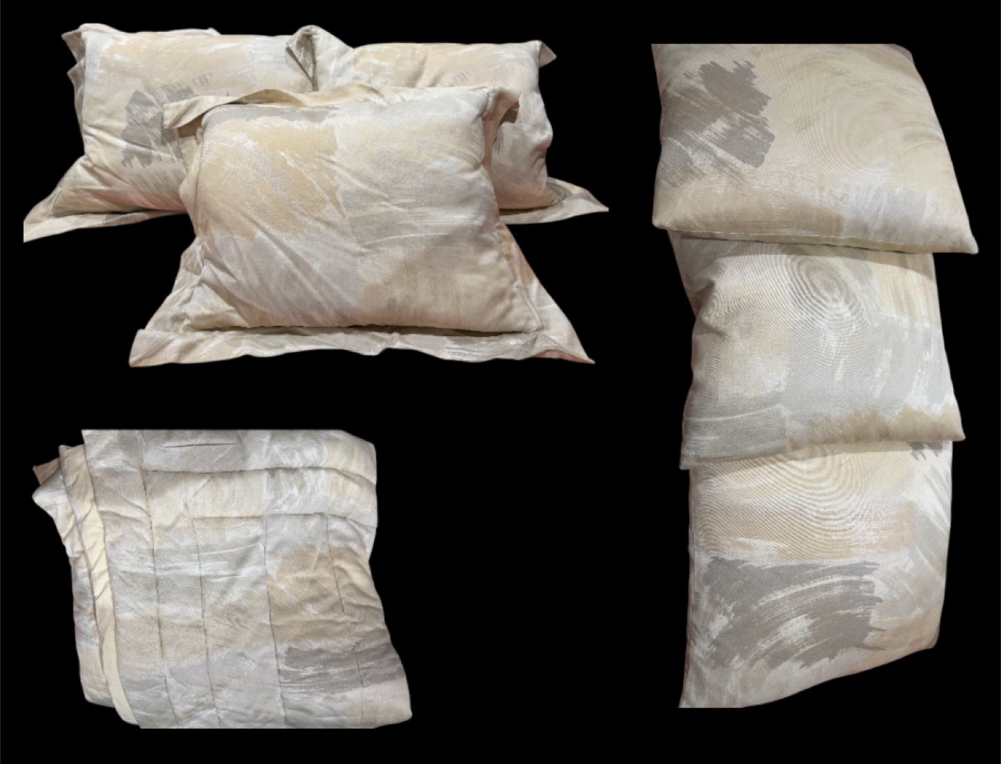 King size Goose down quilt with matching pillows