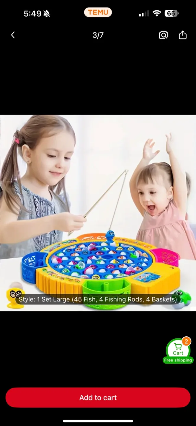 Fishing Game Toy Set - Large Size thumbnail