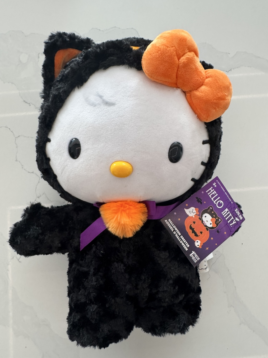 HALLOWEEN GREETER HELLO KITTY AS BLACK CAT SANRIO