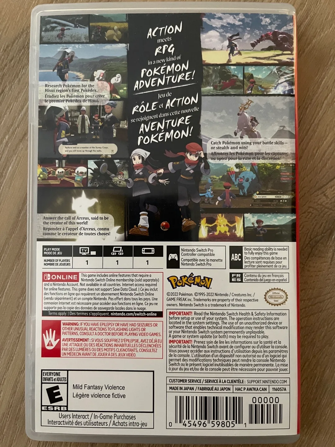 Pokemon Sword and Legends Arceus Nintendo Switch Games image indicator(4)