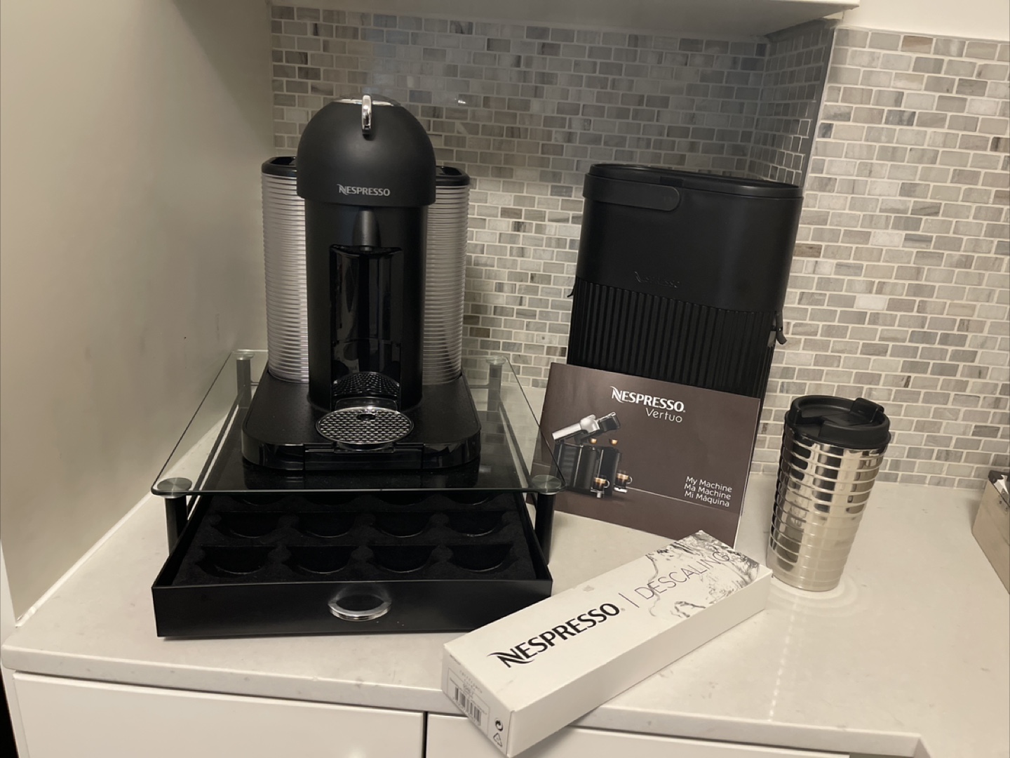 Nespresso Machine and Accessories!