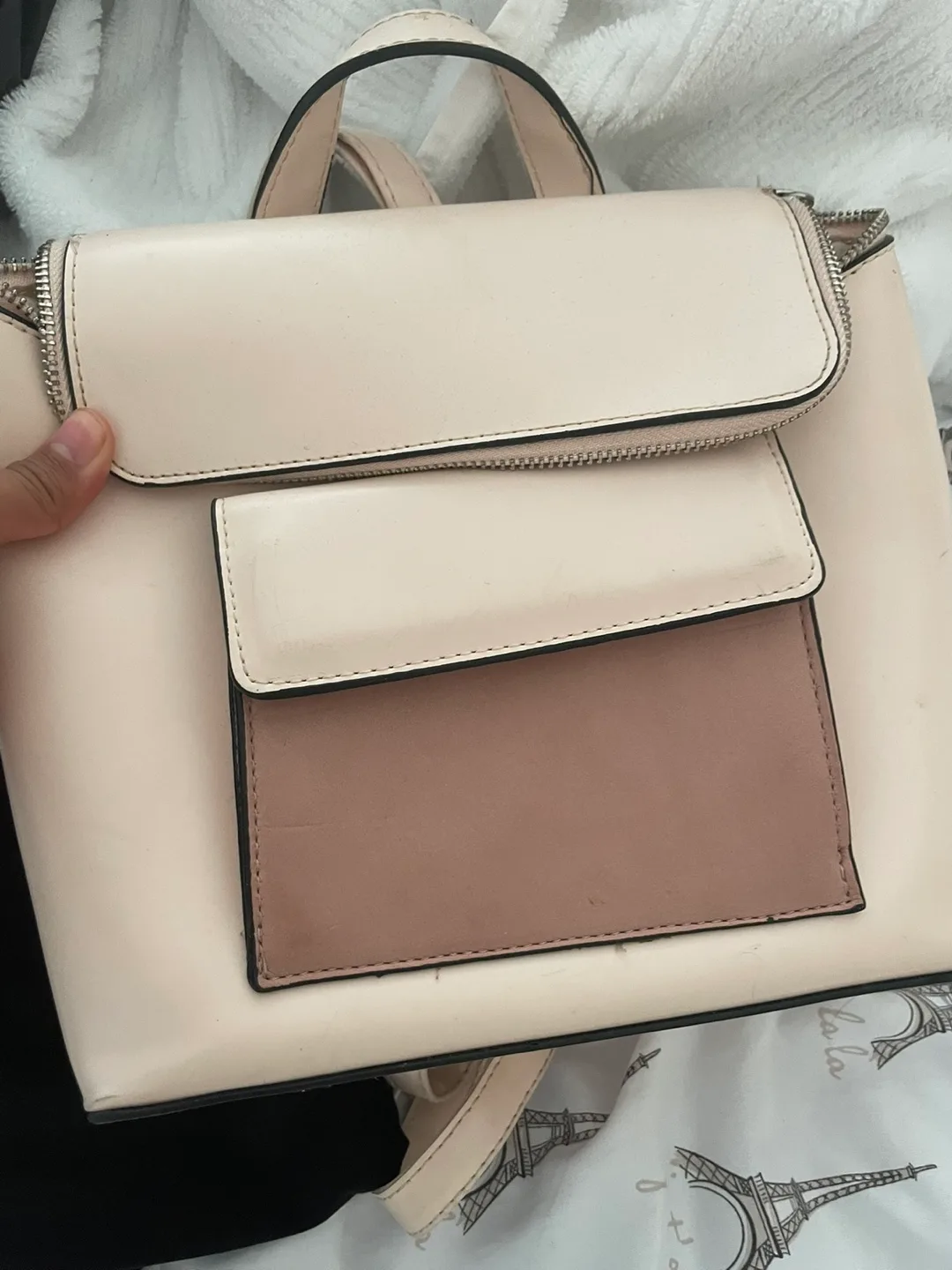 Beige Backpack thumbnail