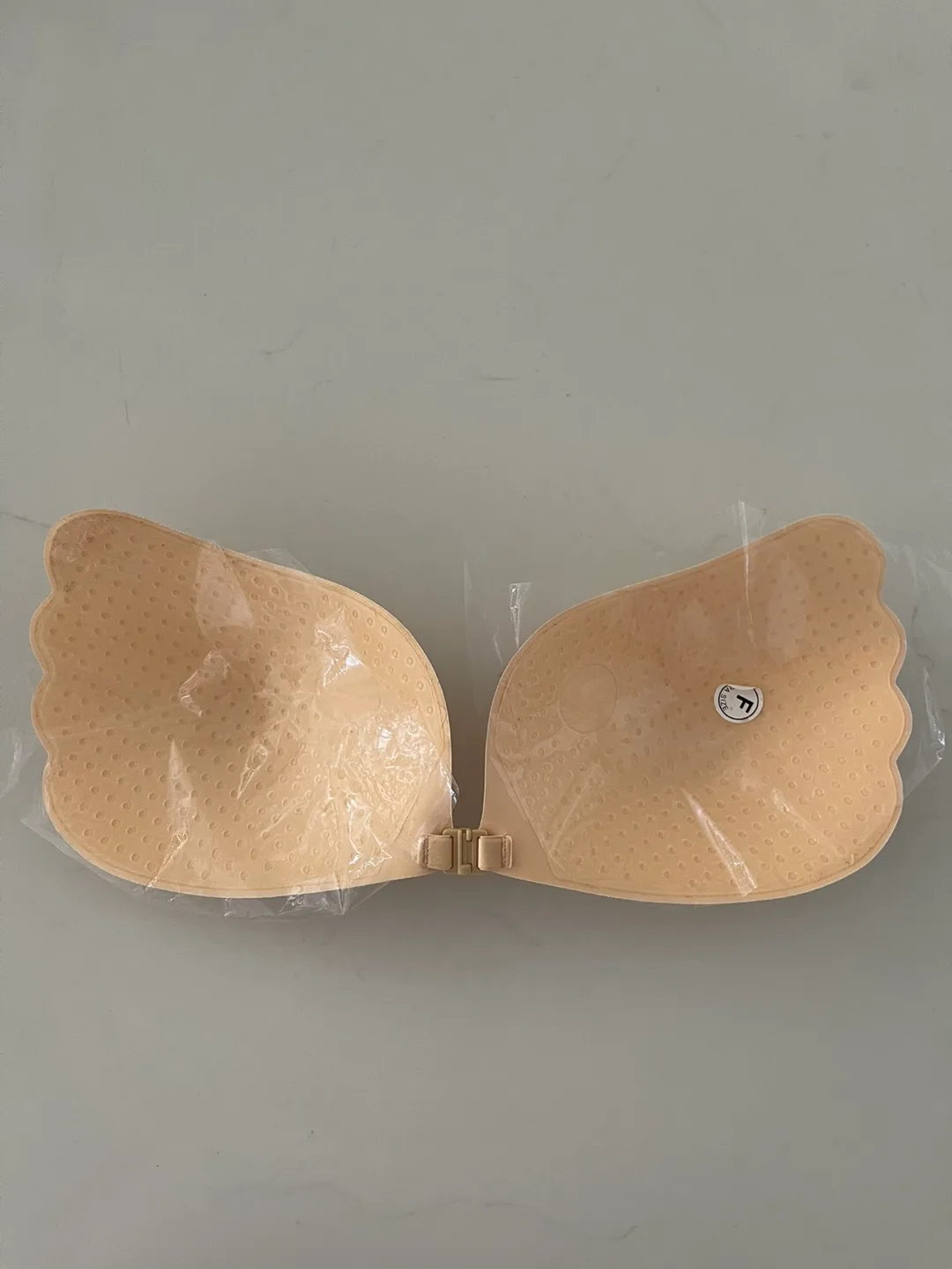 Adhesive Push Up Bra - Beige, Size (DDD)E-F image indicator(2)