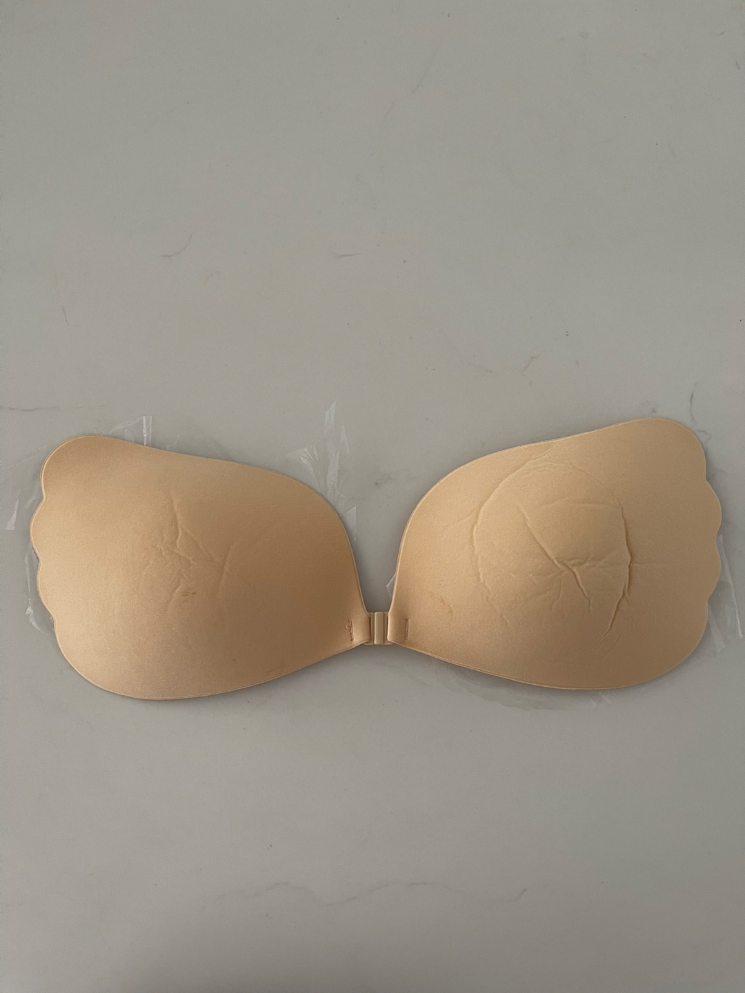 Adhesive Push Up Bra - Beige, Size (DDD)E-F