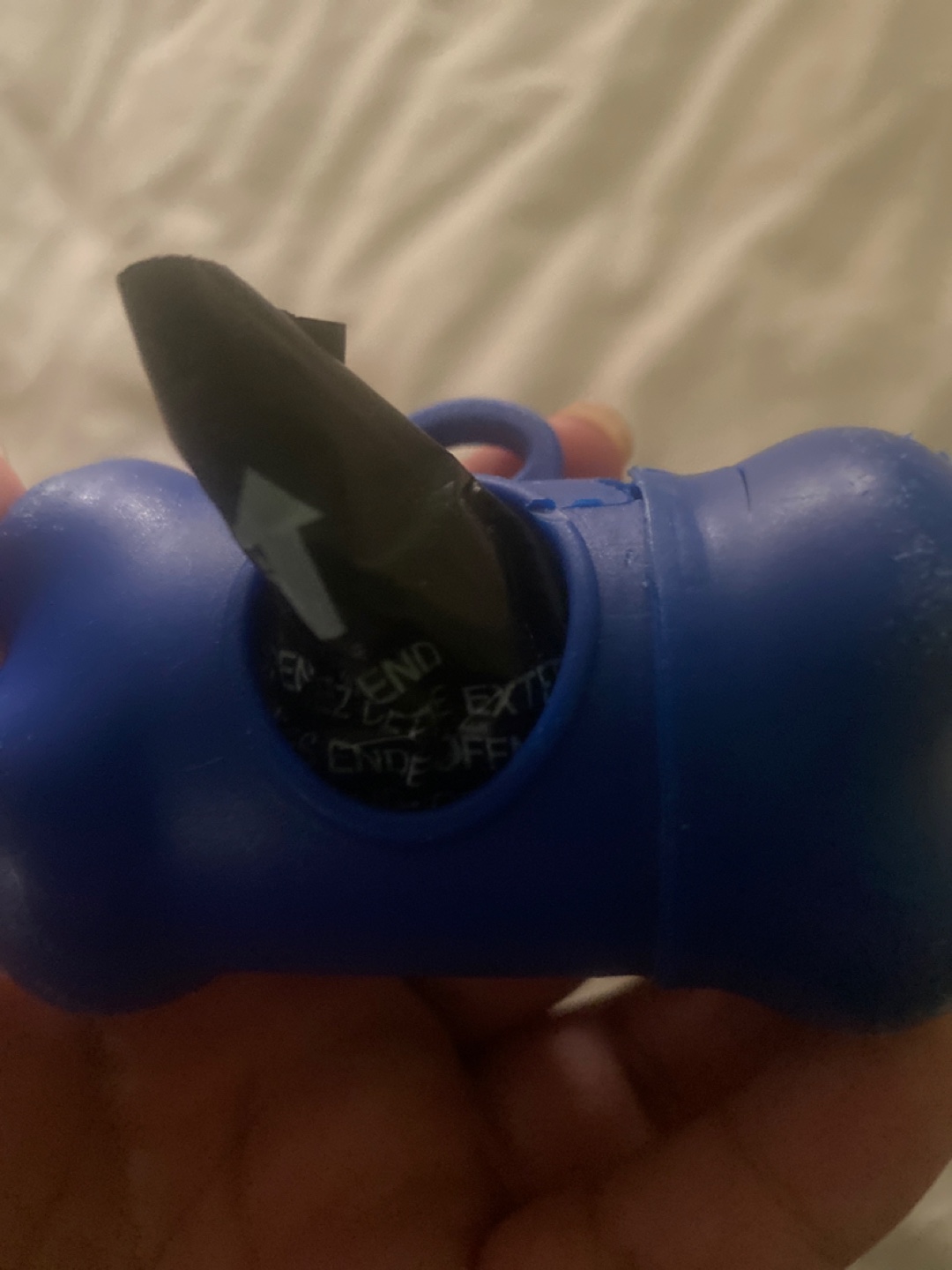 Blue Dog Waste Bag Dispenser