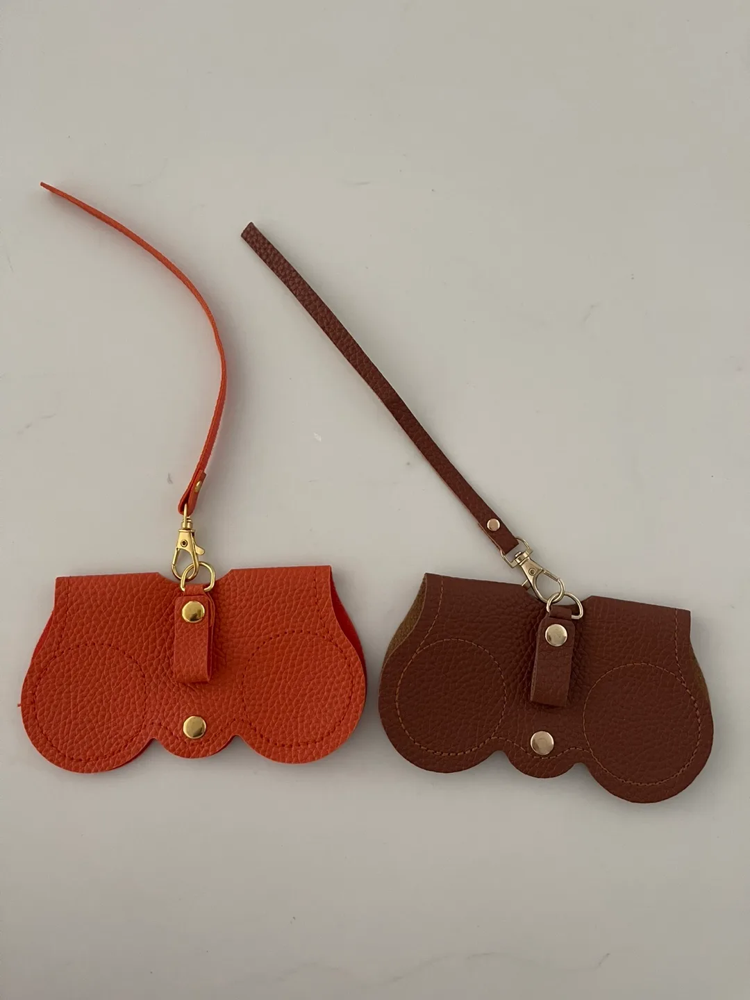 Handmade Leather sunglasses/ glasses Carrying Case protector image indicator(2)