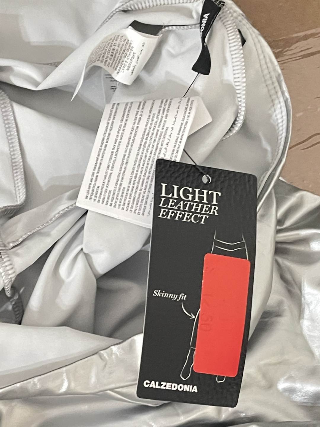 Calzedonia Light Leather Effect Leggings - Gold & Silver - photo 2