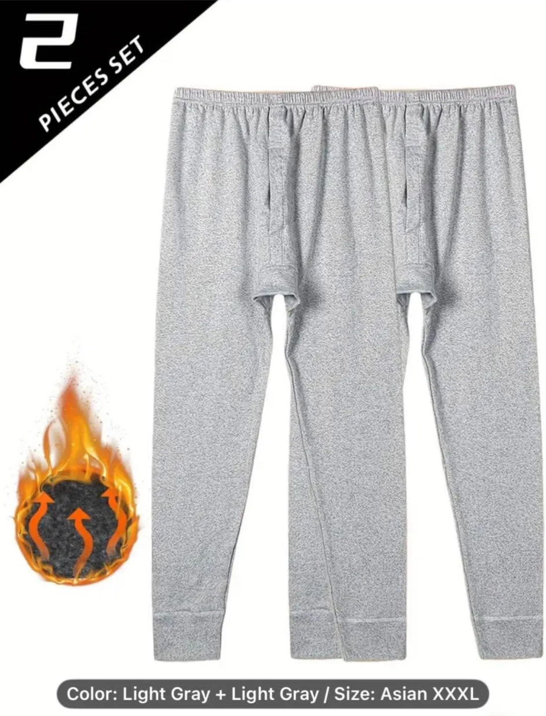 2 Pack Thermal Underwear Bottoms thumbnail