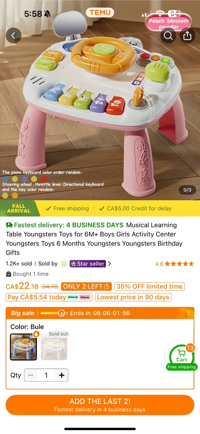 Musical Learning Table for 6M+ Kids image indicator(2)