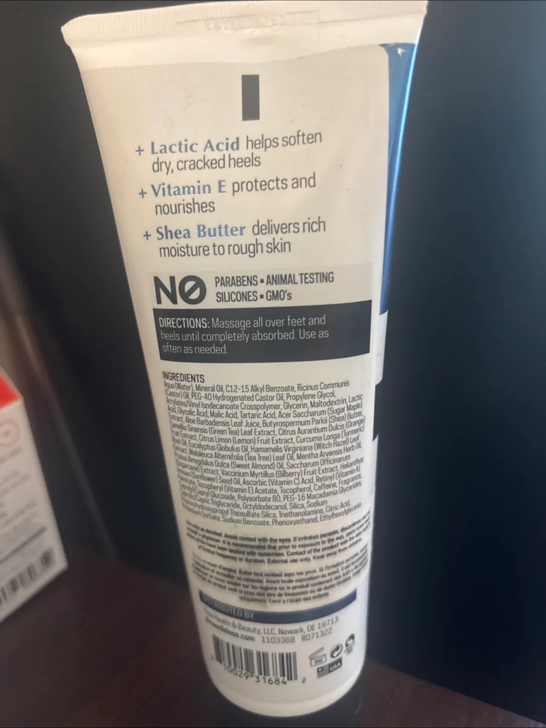 Used  twice) Cracked Heel Rescue Foot Lotion image indicator(2)