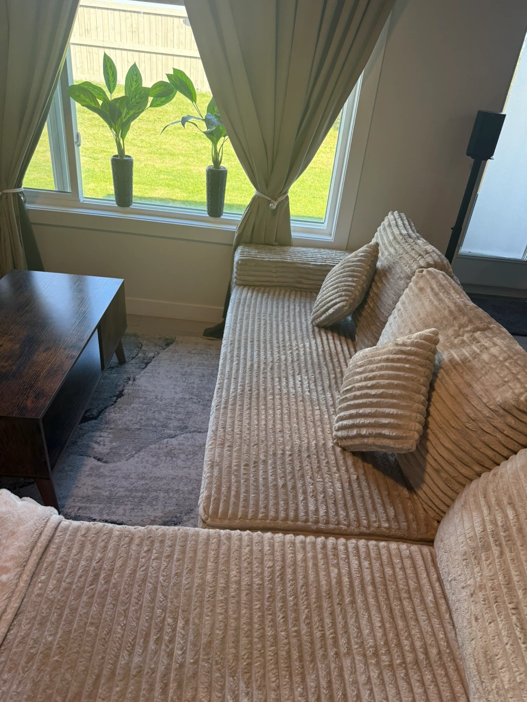 Corduroy Modular Sectional Sofa - photo 3