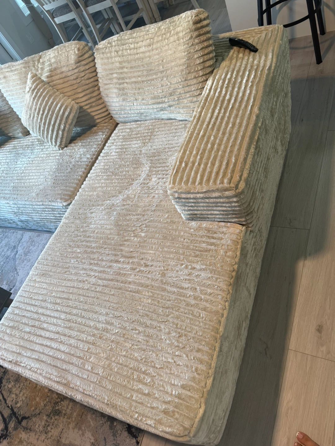 Corduroy Modular Sectional Sofa - photo 4