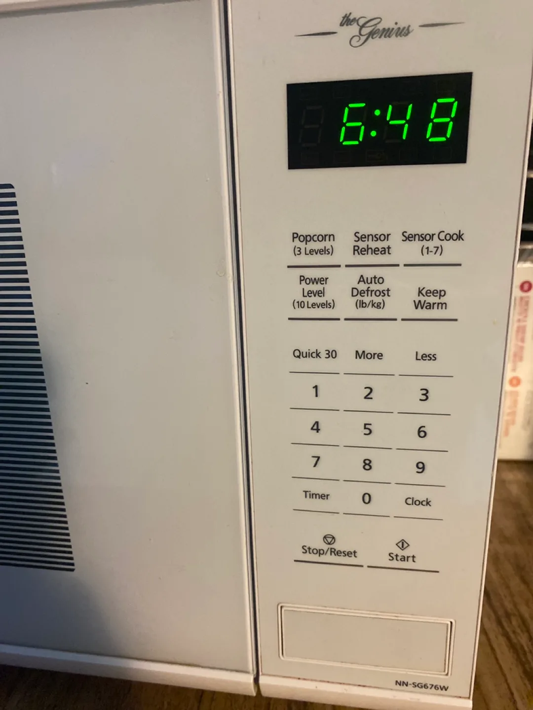 Panasonic "The Genius" Microwave image indicator(2)