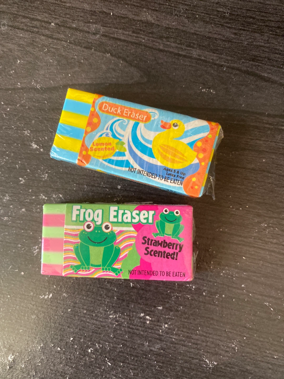 Duck & Frog Erasers