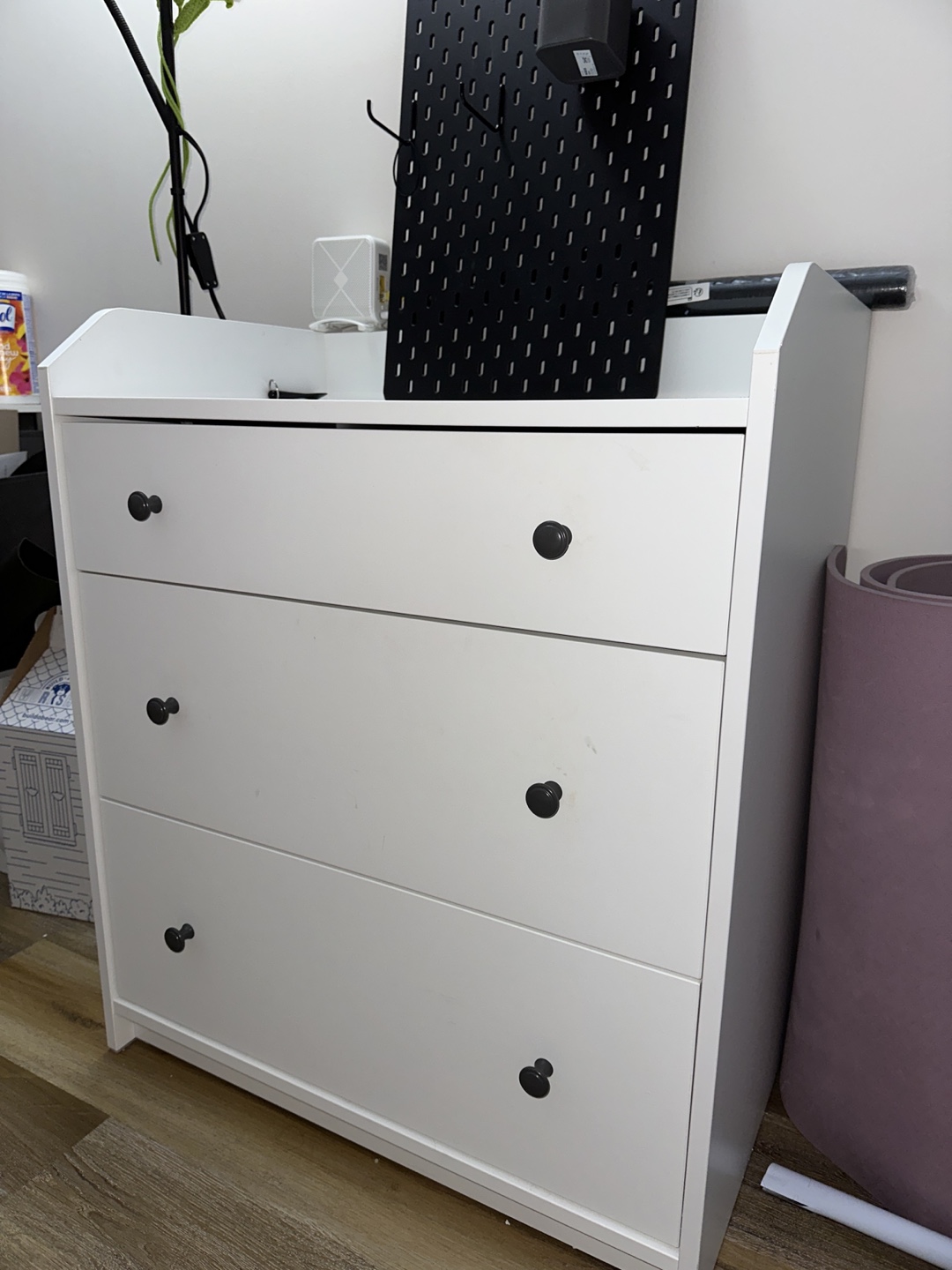 IKEA Hauga 3-Drawer Dresser white - photo 4