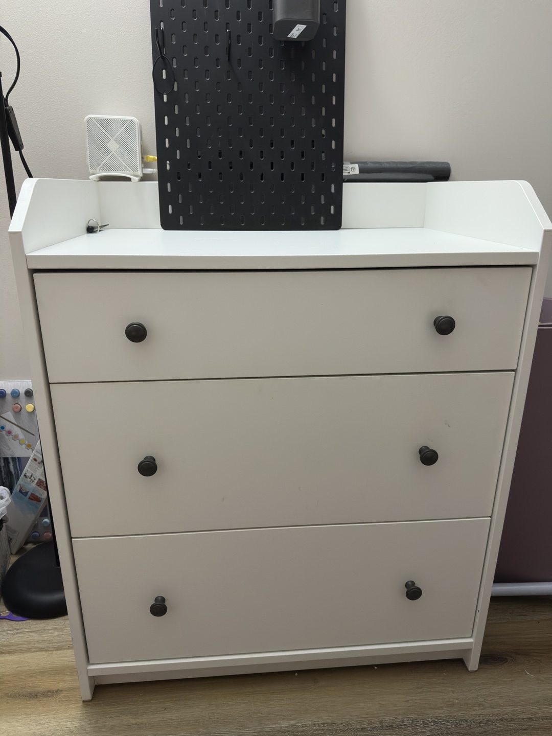 IKEA Hauga 3-Drawer Dresser white - photo 3