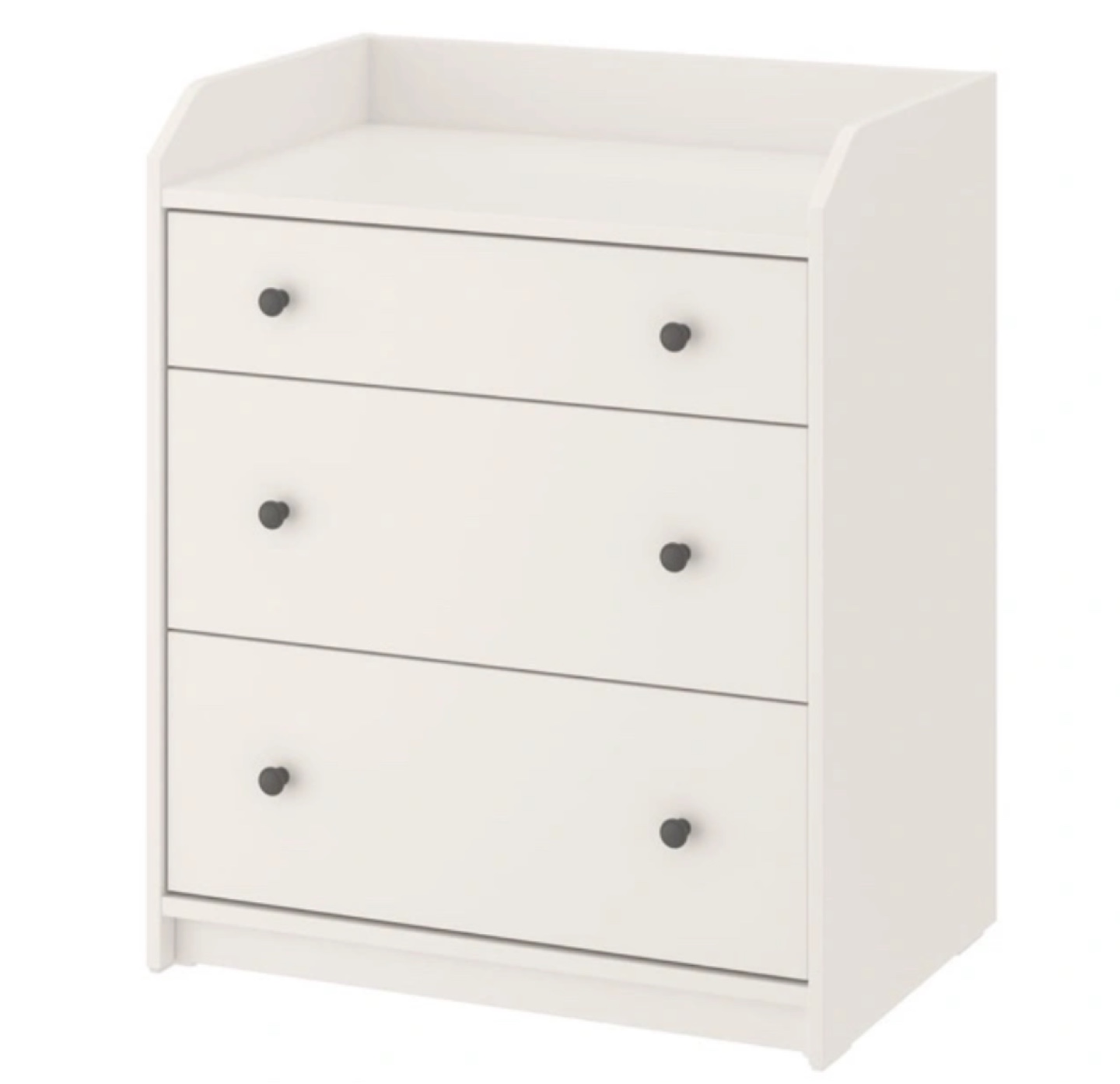 IKEA Hauga 3-Drawer Dresser white