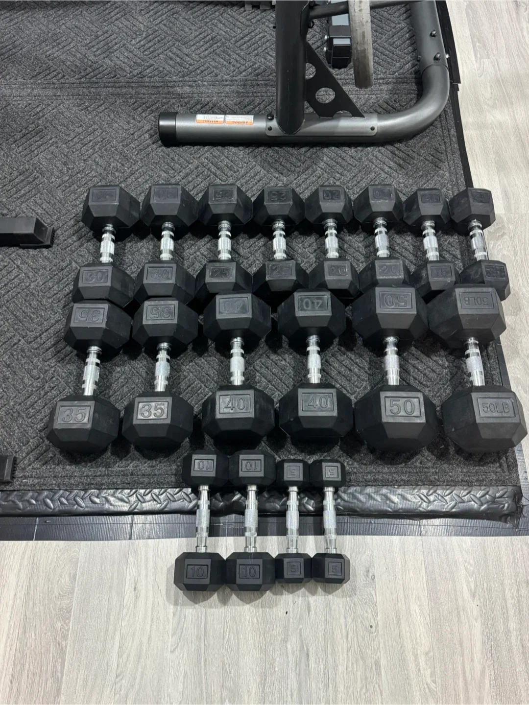 Hex Dumbbell Set - 5lb to 50lb thumbnail