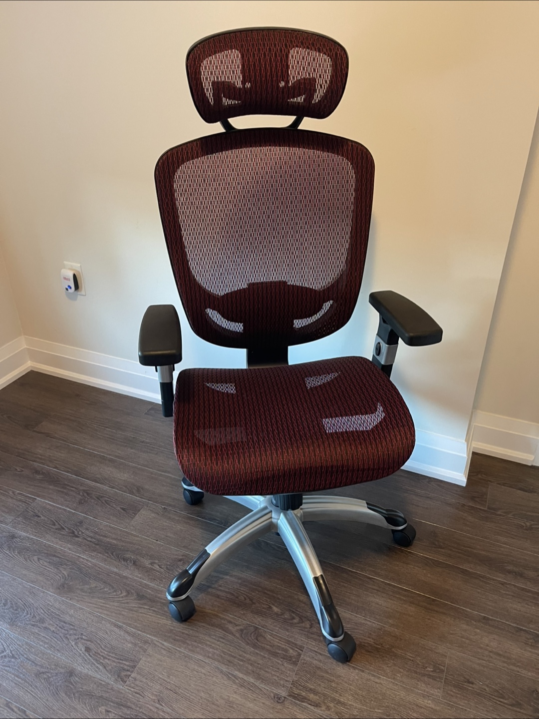 Ergonomic Office Chair - Burgundy