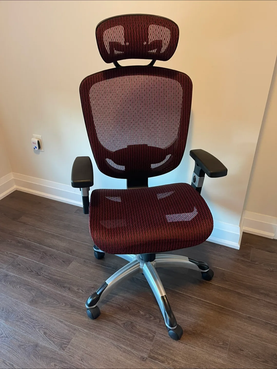 Ergonomic Office Chair - Burgundy thumbnail