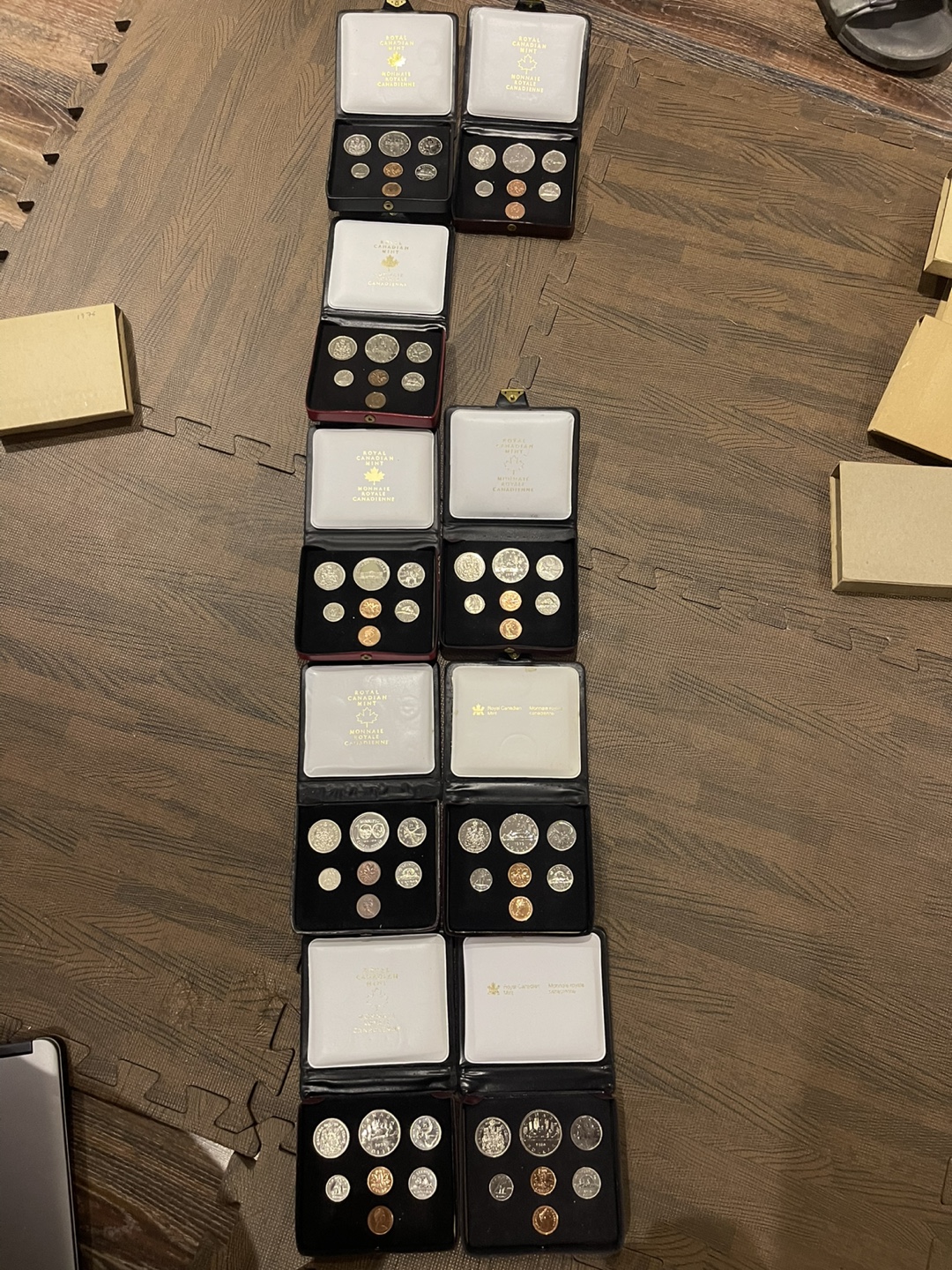 Royal Canadian Mint Coin Set (1971-1980)