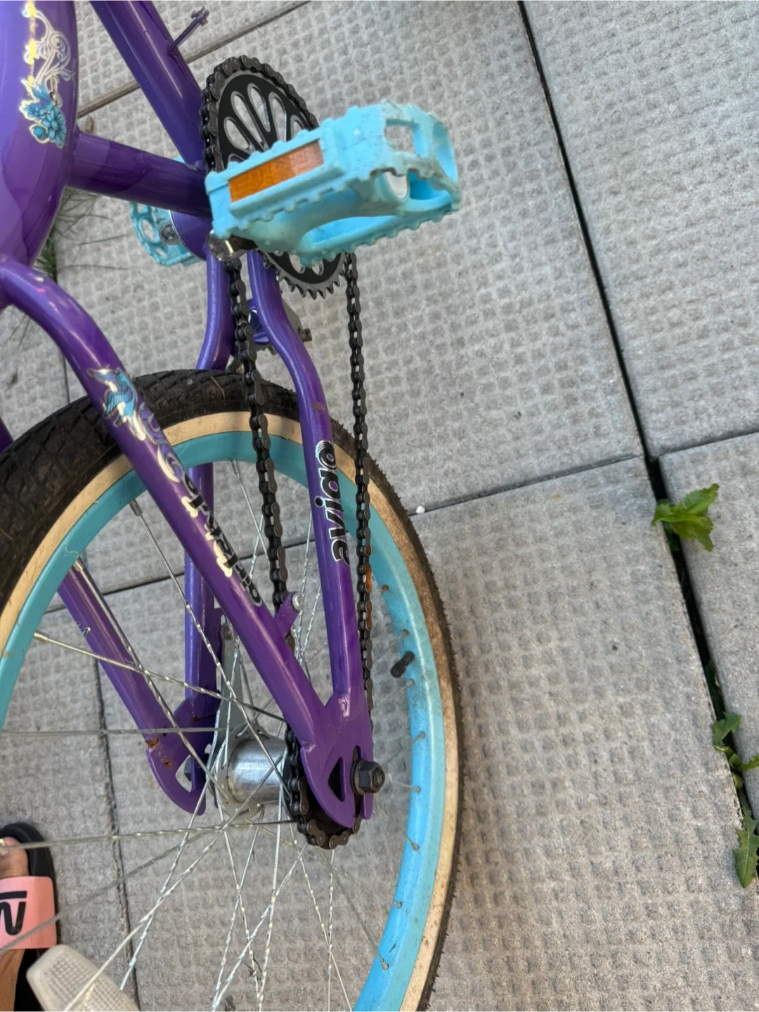 Avigo Purple & Blue Kids Bike image indicator(2)