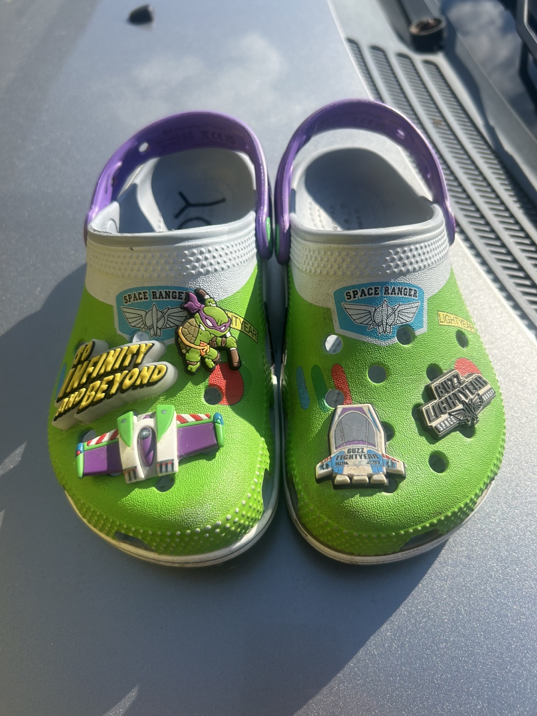 Crocs Kids' Clogs - Red Sonic & Green Toy Story